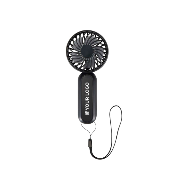 Tragbarer, wiederaufladbarer Ventilator mit 3 Geschwindigkeitsstufen und USB-C