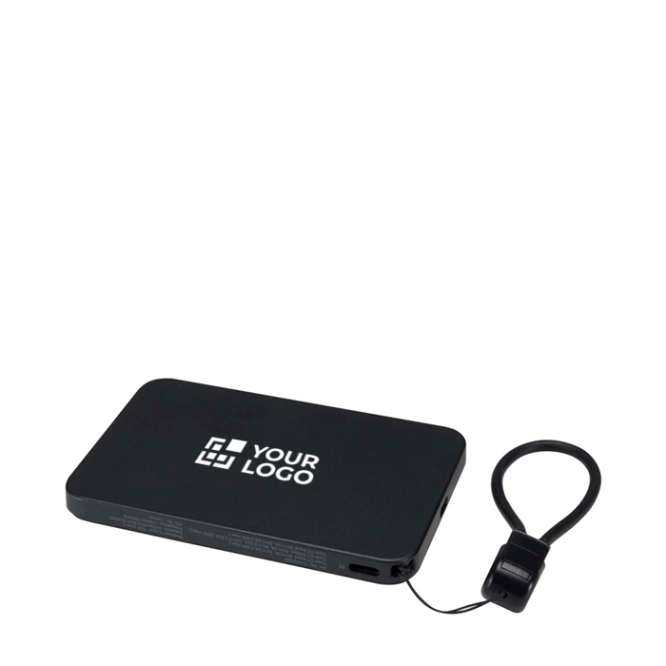 Powerbank mit magnetischer Befestigung und Umhängeband 5.000 mAh