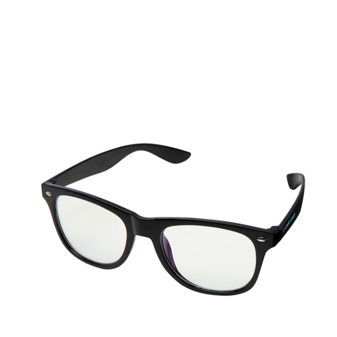 Blaulichtfilter-Brille aus recyceltem Kunststoff