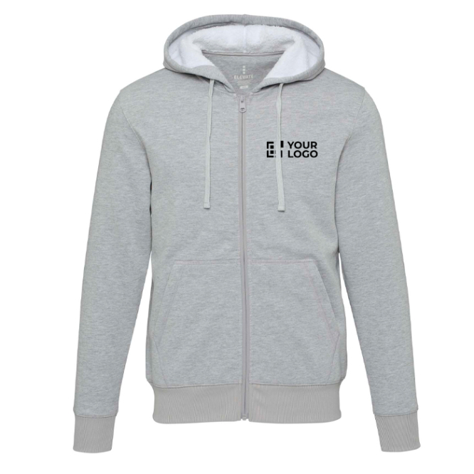 Unisex Sweatshirt aus recycelter Baumwolle und Polyester mit Sherpa Futter Elevate
