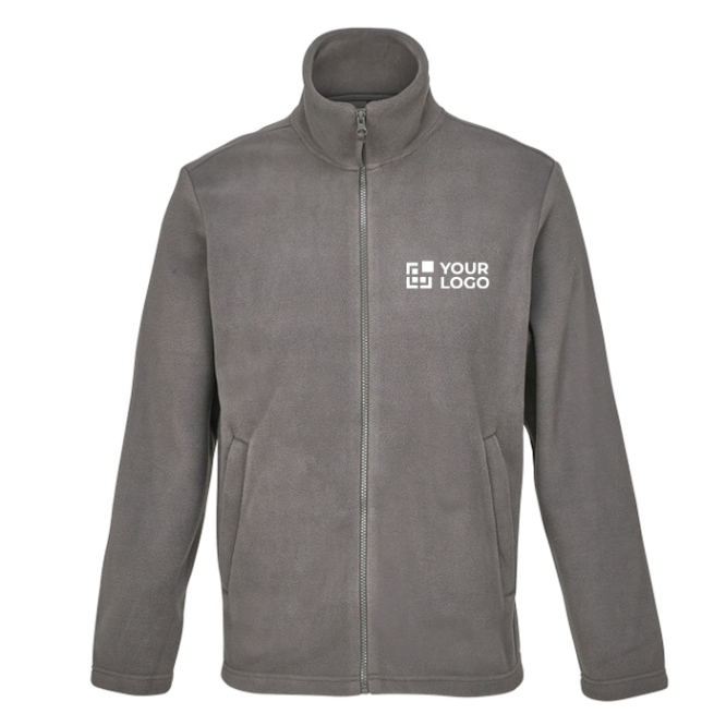 Unisex-Mikrofleecejacke mit Reißverschluss und Taschen SOL'S