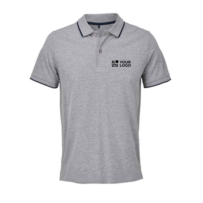 Unisex-Baumwollpolo mit Kontraststreifen 200 g/m² SOL'S PALERMO