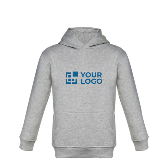 Kinder-Sweatshirt 320 g/m2 bedrucken Ansicht mit Druckbereich