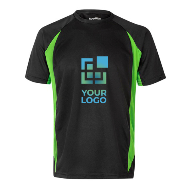 Technisches Arbeitsshirt mit zweifarbigen Akzenten, 160 g/m2 