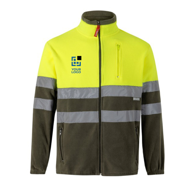 Softshell-Jacke mit Reflektoren aus Materialmix, 280 g/m2 