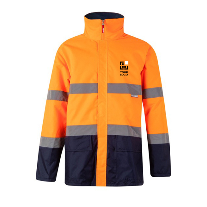 Arbeitsparka aus Polyester mit Reflektionssteifen, 190 g/m2 
