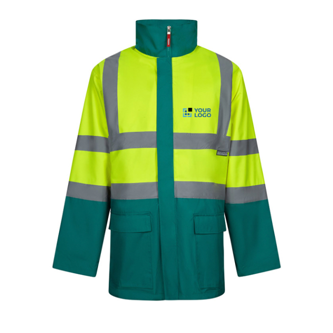 4-in-1-Arbeitsparka aus PU-versträrktem Polyester, 180 g/m2 
