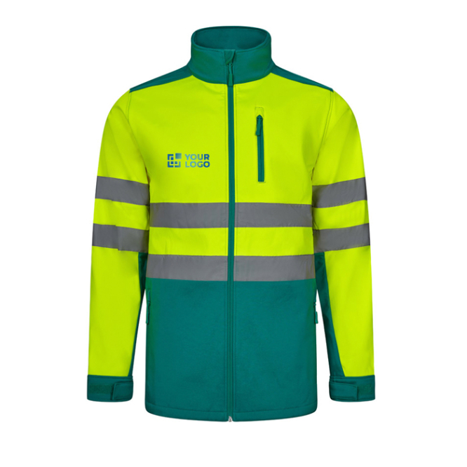 Softshell-Arbeitsjacke mit Fleece aus Polyester, 280 g/m2 