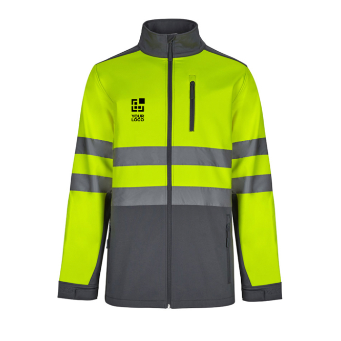 5XL-Softshell-Arbeitsjacke mit Fleecefutter, 280 g/m2 