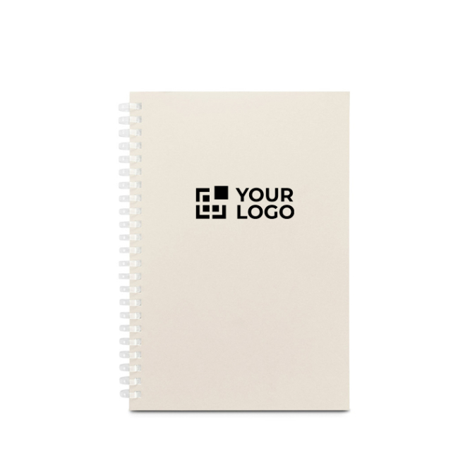 A5-Notizbuch mit flexiblem Einband aus Recyclingpapier, linierte Seiten