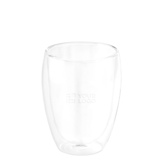 Doppelwandiges Glas mit Luftisolierung, 350 ml
