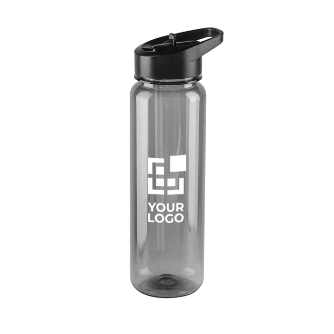Sportflasche aus RPET im durchscheinenden Finish, 750 ml