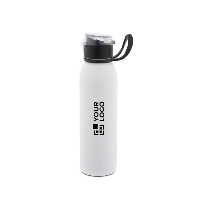 Sportflasche aus recyceltem Edelstahl, einwandig, 670 ml