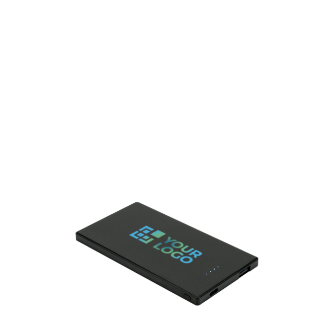 Dünne robuste Powerbank aus Edelstahl, 5.000 mAh