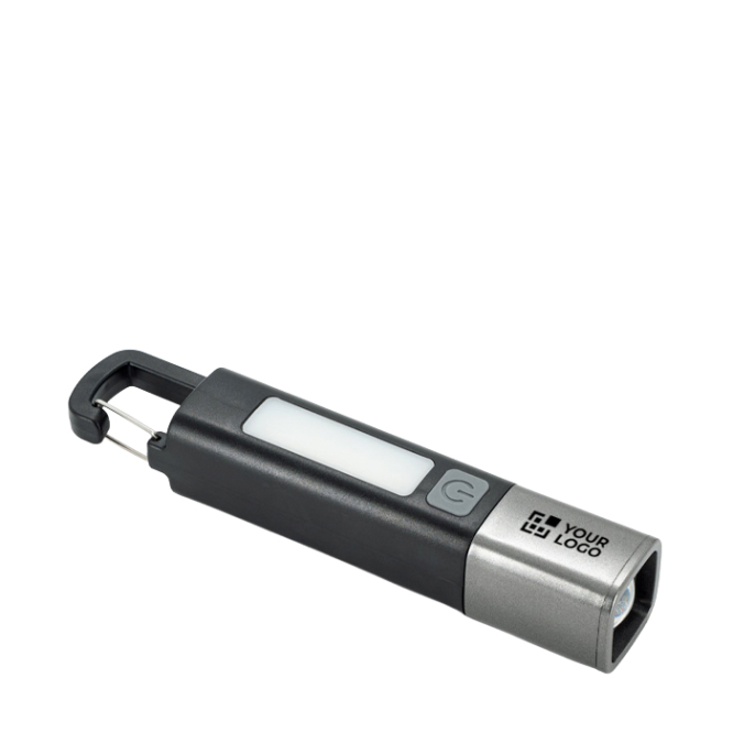 Wiederaufladbare USB-C-Taschenlampe mit LED- und COB-Lichtmodi 2 W 800 mAh