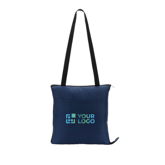 Faltbare Picknickdecke aus Polyester, umwandelbar in Tasche