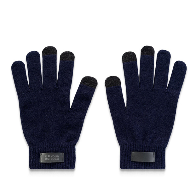 Handschuhe aus recyceltem Polyester rPET mit Touchscreen-Spitzen