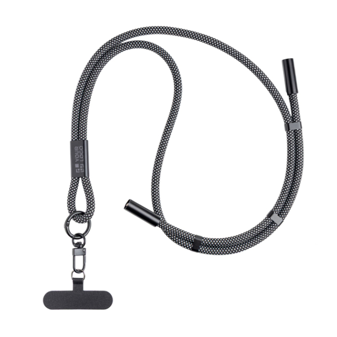Lanyard aus Kunststoff und Nylon mit Ladefunktion für das Handy