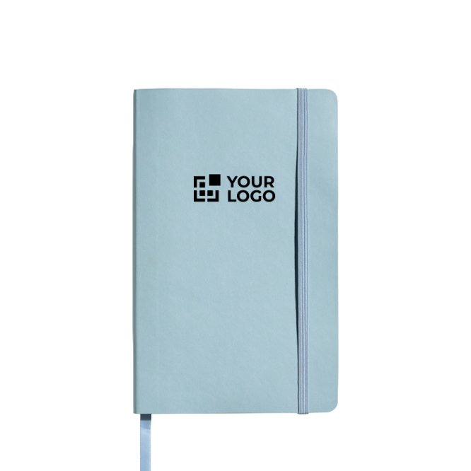A5-Softcover-Notizbuch aus Kunstleder mit Gummiband, liniert