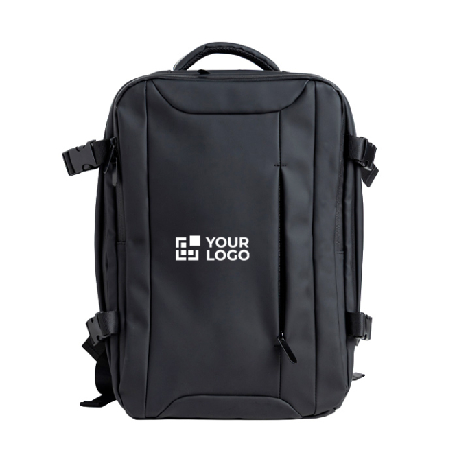 Erweiterbarer Under-the-Seat-Rucksack mit Diebstahlschutzfach 15,6