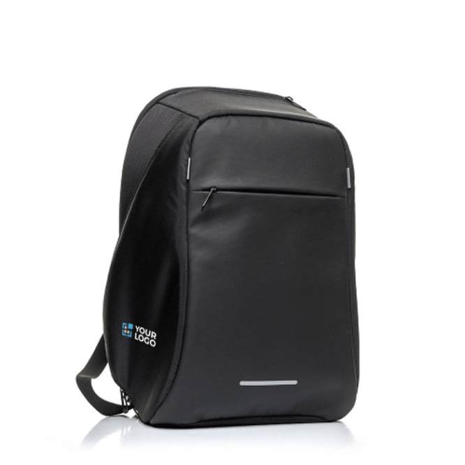 Reiserucksack mit diebstahlsicheren Taschen und PC-Fach, 15,6