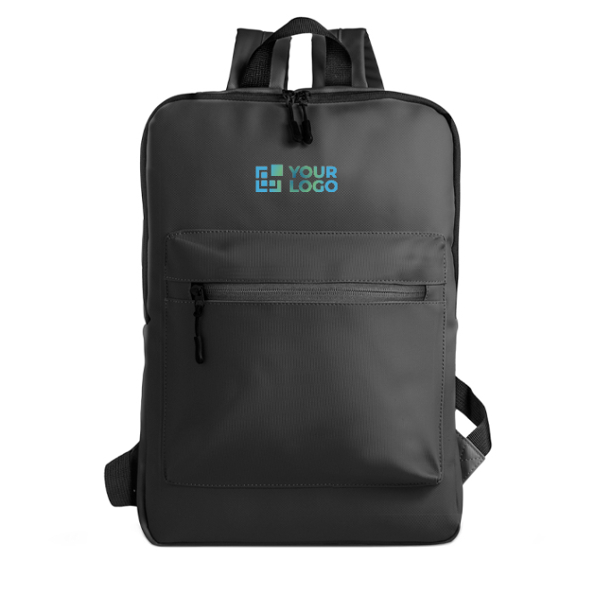 PU-Leder-Rucksack mit schlankem Design und elegantem Finish, 15,6