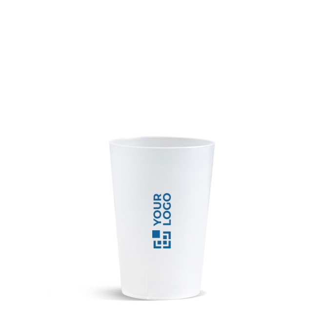 Wiederverwendbarer Plastikbecher, made in Europe, 280 ml