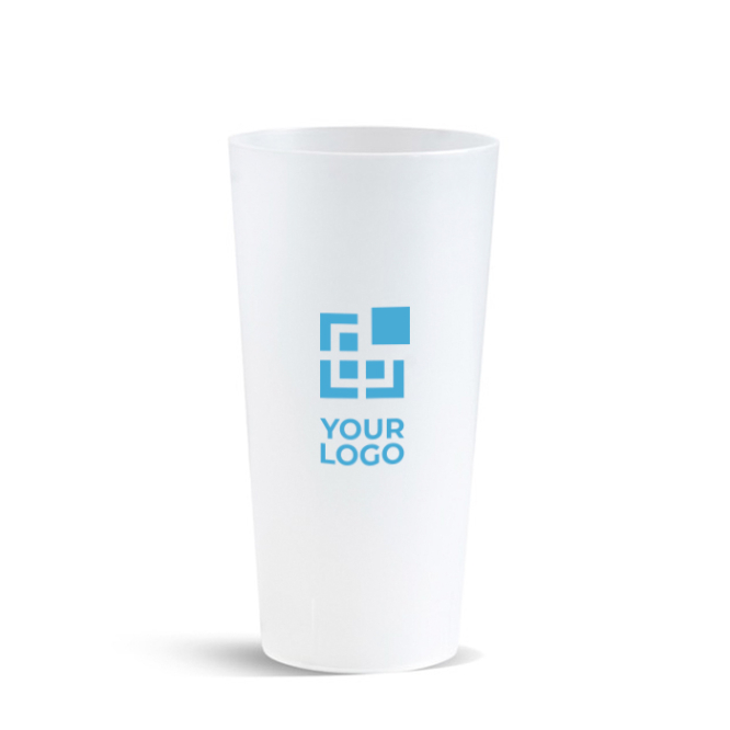 Wiederverwendbarer Festivalbecher aus Kunststoff, 600 ml