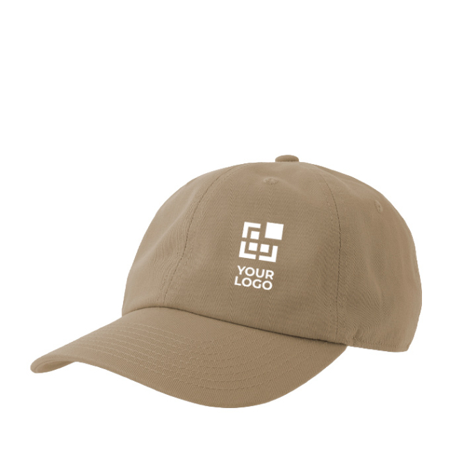 Unstrukturierte Kappe mit Schnallenverschluss 280 g/m²