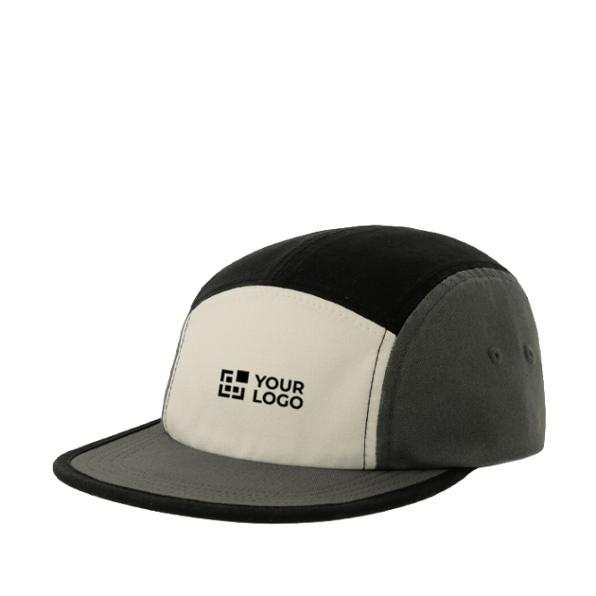 Unstrukturierte 5-Panel-Camper-Cap mit flexiblem Schirm ReTraze®