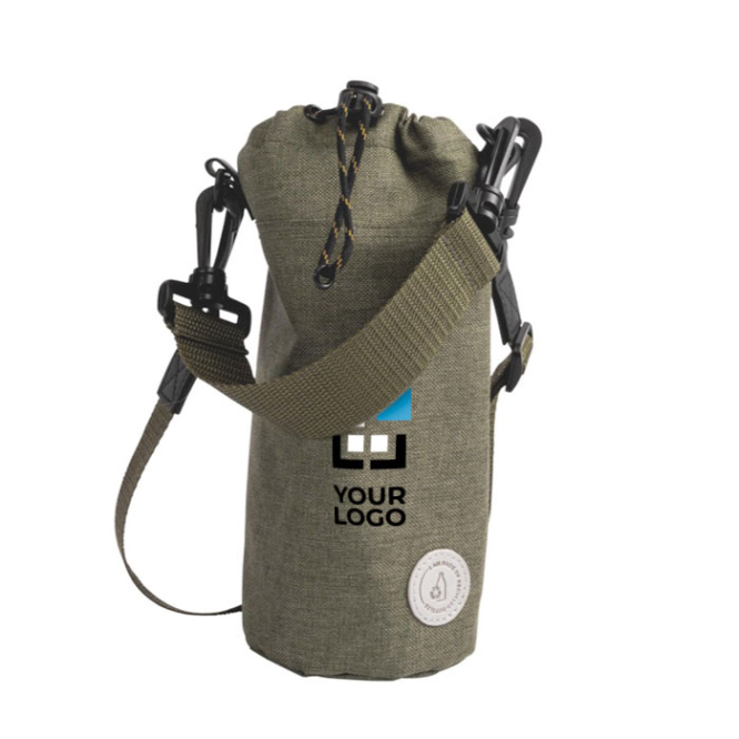 Kleine Kühltasche zum Transport von Flaschen oder Dosen Ansicht mit Druckbereich