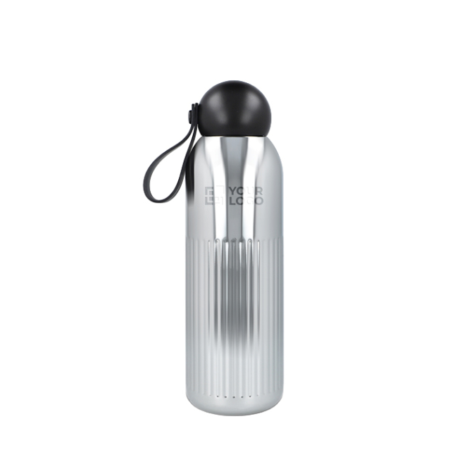 Flasche aus recyceltem Stahl, auslaufsicher, 500 ml