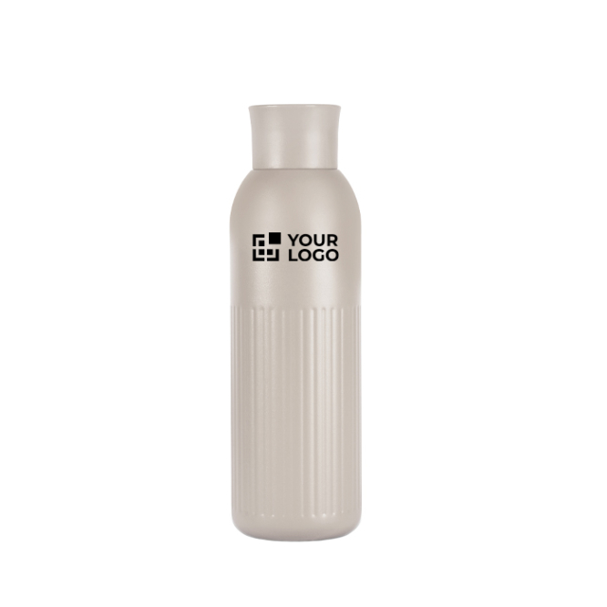 Thermoflasche aus recyceltem Stahl mit Druckverschluss 500 ml