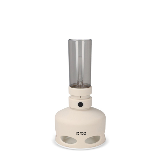 Aufladbare LED-Lampe im Vintage-Stil, die ausblasbar ist
