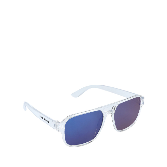 Sonnenbrille aus recyceltem Kunststoff mit Spiegeleffekt und UV400-Schutz