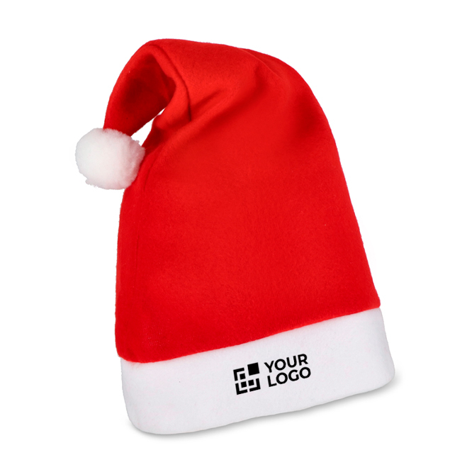 Personalisierbare Weihnachtsmütze aus weicher Flausche