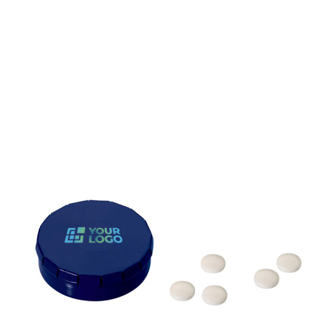 Schachtel mit Pfefferminzbonbons im Clic-Clac-Stil, 12 g Ansicht mit Druckbereich
