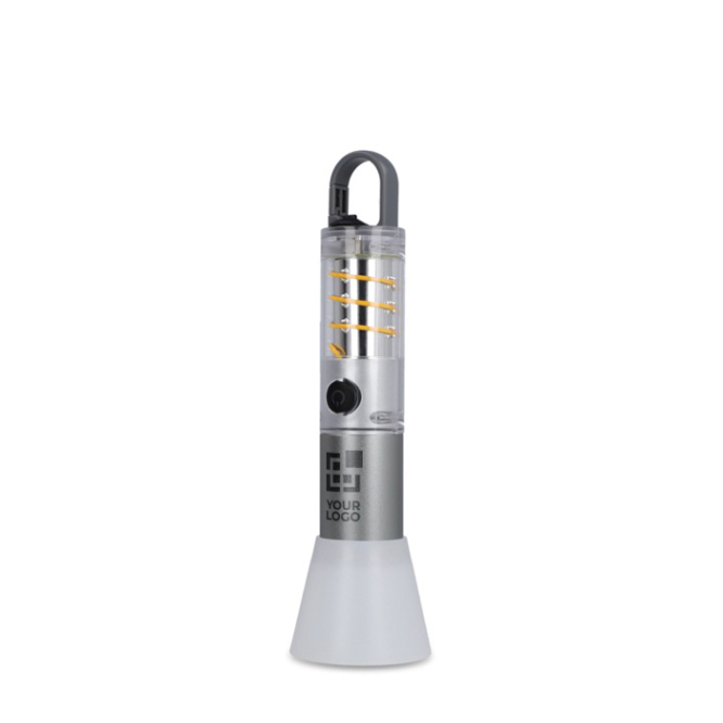 Taschenlampe aus recyceltem Aluminium mit LED-Licht und Zoom