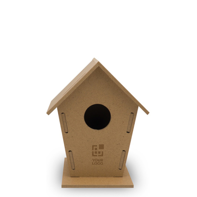 7-teiliges Vogelhaus, das ohne Werkzeug aufgebaut werden kann Ansicht mit Druckbereich