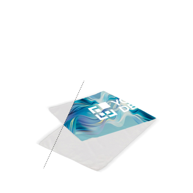 Sporthandtuch aus RPET, speziell für Sublimation, 30 x 80 cm