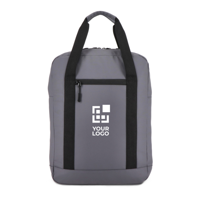 RPET Laptop-Rucksack mit Reflektorstreifen 15,6 Zoll