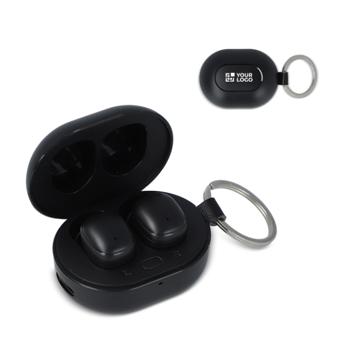 Mini-In-Ear-Kopfhörer im Schlüsselanhänger-Etui