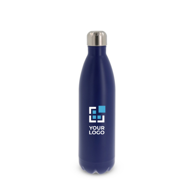 Luftdichte doppelwandige Edelstahlflasche, 1000 ml Ansicht mit Druckbereich
