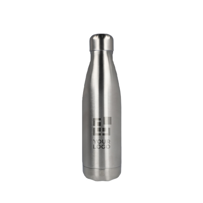 Auslaufsichere Thermoflasche aus recyceltem Edelstahl 500 ml