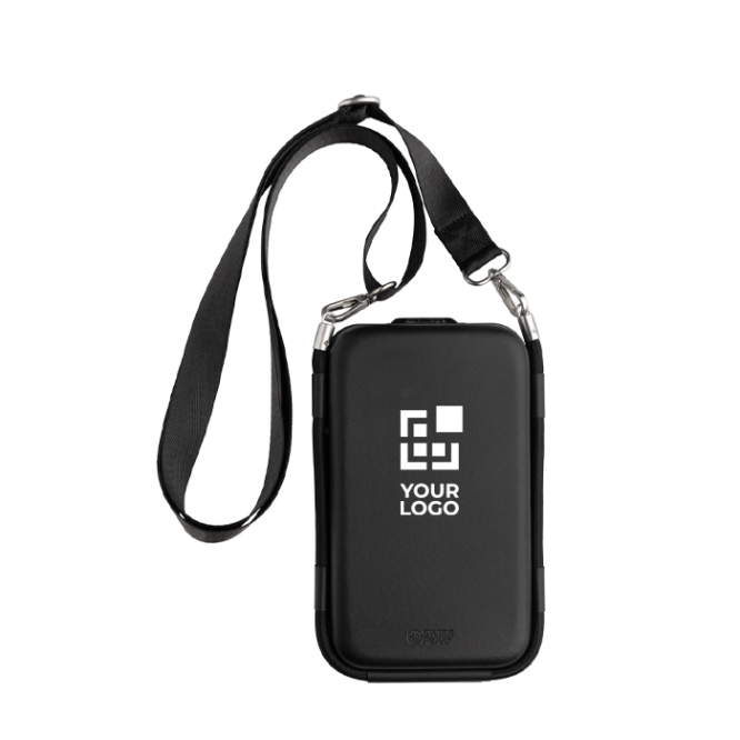 Harte Reise-Organizer-Tasche mit Nackenband Swiss Peak