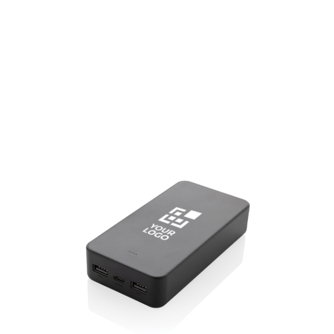Ökologischer externer Akku mit 3 Anschlüssen, 20.000 mAh
