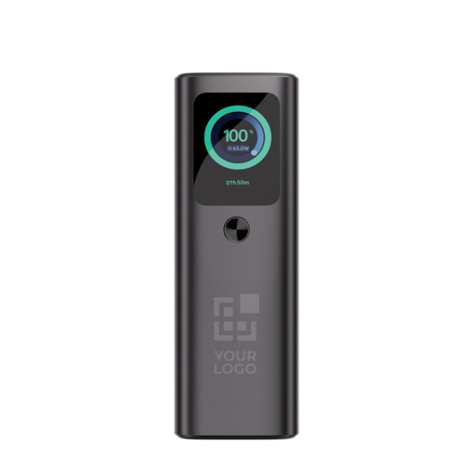 Externer 20.000 mAh Akku aus Aluminium mit Mehrfachladung & HQ-Display