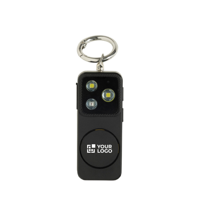 Kompakter persönlicher Alarm, per USB-C wiederaufladbar, mit LED-Licht 150 dB