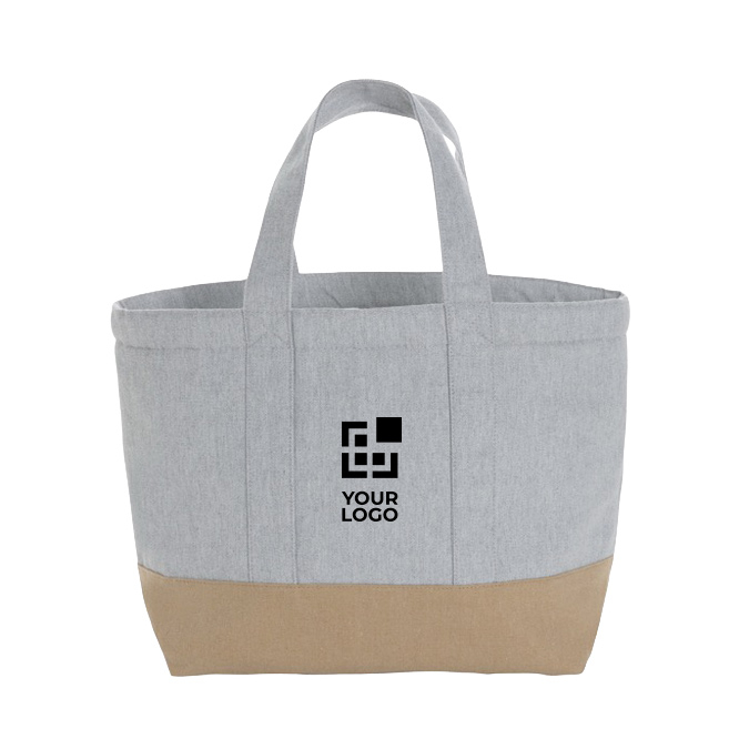 Große Kühltasche aus Canvas in zwei Farben