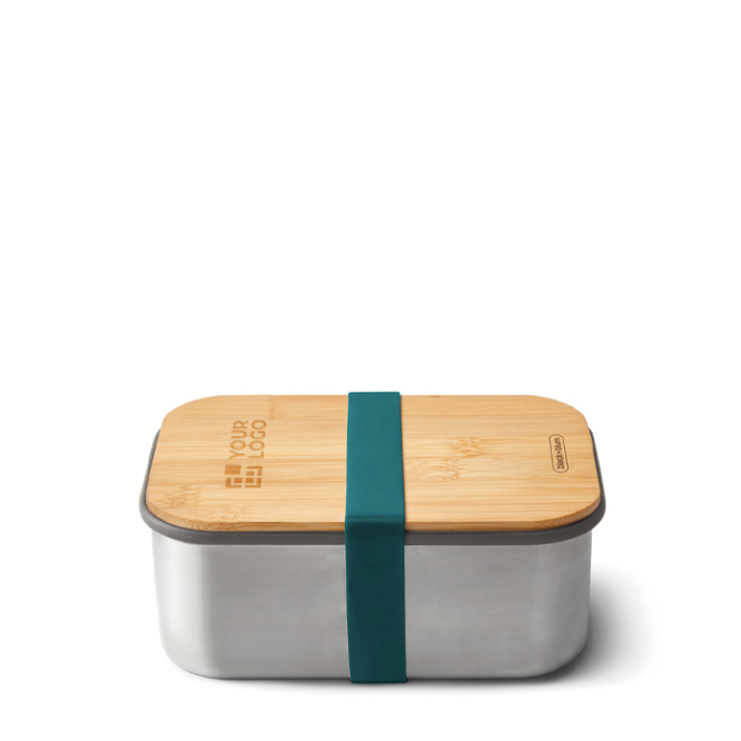 Stahllunchbox mit Deckel und Band von Black+Blum, 1,25 L